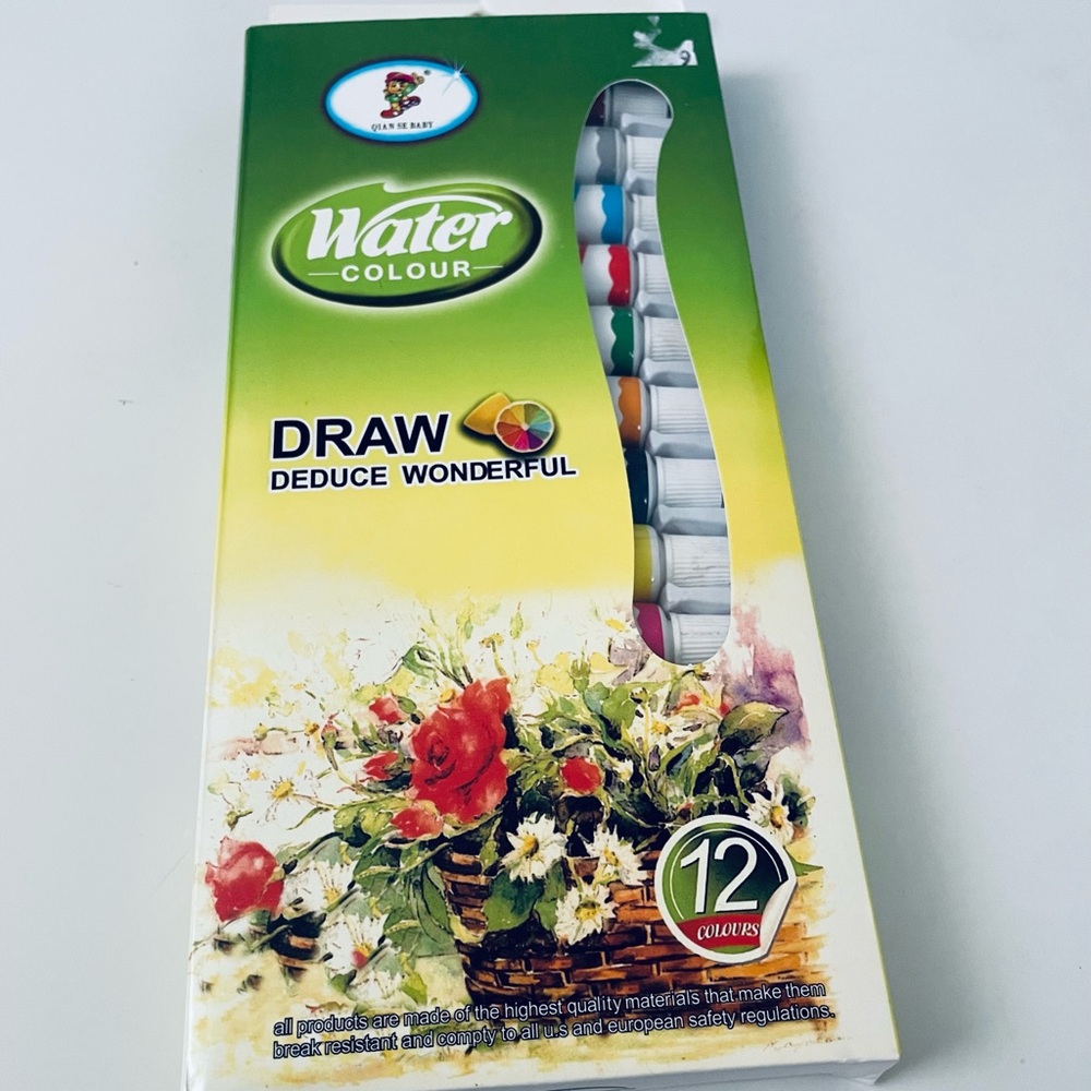 Water Colour Set - 12 Colors